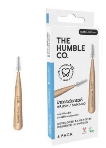 Picture of HUMBLE INTERDENTAL TOOTHBRUSH SIZE 3 - BLUE